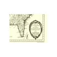 thumbnail image 2 of Old War Map Print - Louisiana Neighboring Countries - 1750 - Vintage Wall Art, 2 of 4