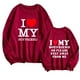 thumbnail image 1 of Gibobby Sudaderas con cremallera Día de San Valentín Mujeres Manga Larga Gráfico Impreso Sudaderas Blusa Sudaderas Top (Rojo, XXL), 1 of 4