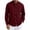 Wine, variant on Men's Long Sleeve Tee Shirts Summer Collar Thin Style Solid Color Button Shirt with Pocket Casual Stylish Loose Lightweight Work Shirt