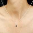 thumbnail image 5 of Rosec Jewels Teardrop Black Onyx Pendant with Diamond - Ready to Gift, 14K White Gold, 5 of 8
