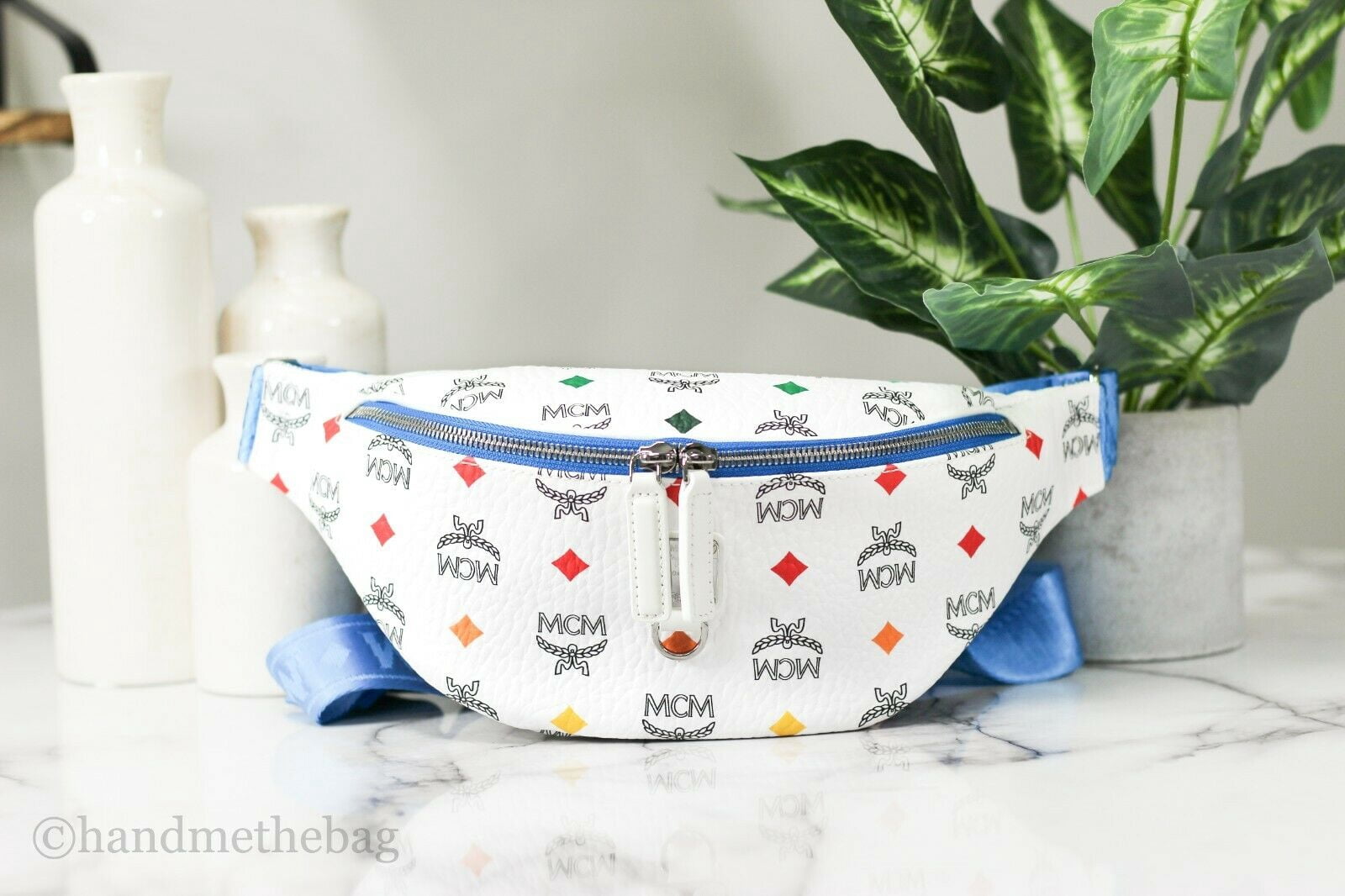 MCM Skyoptic Sling Small Coated Canvas 