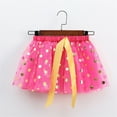 thumbnail image 4 of uublik Girls Mini Skirt Hot Pink with Shorts Tutu Dress Up Clothes Tulle Skirt for Birthday Princess Costume Party Size 3T-8, 4 of 5
