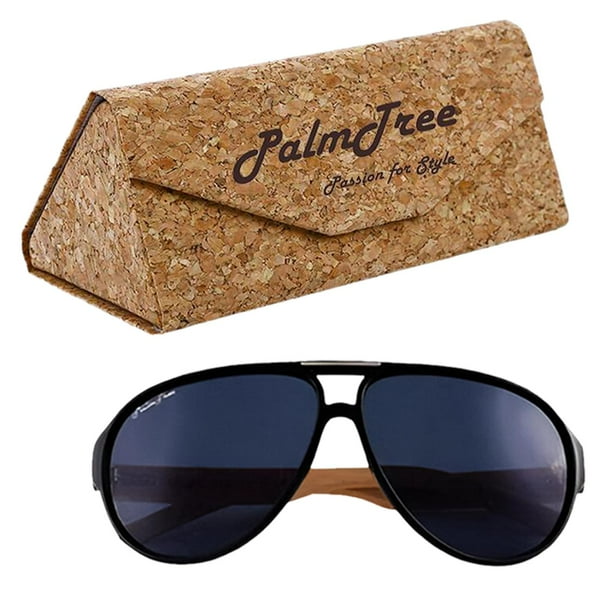 Gafa con Protección UV400 VentDepot Extreme Smoke Black Polipropileno Madera de Bambú