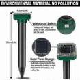 thumbnail image 3 of 4 Pack Ultrasonic Animal Repeller IP65 Ultrasonic Solar Rodent Repeller Garden Solar Rodent Animal Repeller o, 3 of 4