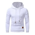 thumbnail image 1 of ITFABS Male Plain Color Hoodie Sweatshirt, Gym Sports Work Top Cloth, 1 of 2