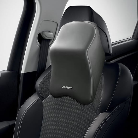 Byujiro Memory Foam Car Headrest Pillow Ergonomic High Resilience Neck Support Cushion for Car Seat, Breathable Pressure Relief Head Rest Pillow for Driving, Commuting & Long Trips