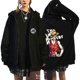 thumbnail image 4 of Anime japonés otoño e invierno nuevo Dragon Ball Muscle Goku estampado cremallera más sudadera de terciopelo chaqueta con capucha top, 4 of 5
