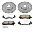 thumbnail image 3 of PowerStop Front Z36 Truck & Tow Carbon-Fiber Ceramic Brake Pad and Drilled and Slotted Rotor Kit Fits: ACURA Select Models K5855-36, 3 of 9