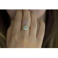 thumbnail image 2 of 2Ct Lab Created Diamond Round Cut Women's Wedding Ring 14K White Gold Plated, 2 of 4