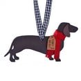 thumbnail image 1 of Colgante de Madera con Forma de Cachorro, Ideal para Decorar El Árbol de Navidad. Regalo Perfecto para Mamá, Papá, Abuelos, Hermanos, Recién Casados y Bebés Recién Nacidos. Incluye Un Colgante., 1 of 2