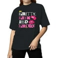 thumbnail image 2 of Pretty Pink and Proud Lips Design Women's T-shirt, 2 of 3
