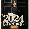 thumbnail image 5 of IBASETOY Khaki Wood Graduation Party Sign Decor for Photo Booth and Wall Hanging, 5 of 8