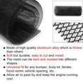 thumbnail image 4 of Universal Car Grill Mesh Practical Aluminum Alloy Automotive Grille Mesh (Black), 4 of 6