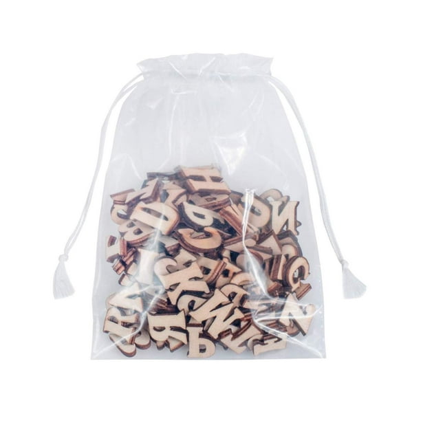 clear poly drawstring bags