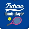 thumbnail image 4 of Inktastic Future Tennis Player Sports Boys or Girls Baby Bib, 4 of 4