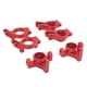 thumbnail image 1 of Mejora del asiento de la rueda trasera del metal para accesorios de coche 12401 02 03 04 09 rojo, 1 of 8