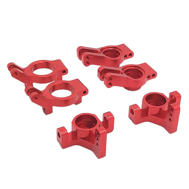 Mejora del asiento de la rueda trasera del metal para accesorios de coche 12401 02 03 04 09 rojo
