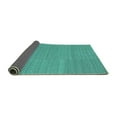 thumbnail image 2 of Ahgly Company Indoor Rectangle Oriental Turquoise Blue Industrial Area Rugs, 6' x 9', 2 of 4