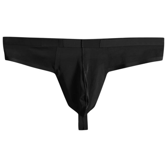 BKQCNKM Thongs Crotchless Panties underwear Men Fashion Underpants Solid Briefs Underwear Pant Panties Panties Black L