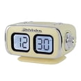 thumbnail image 2 of Pantalla grande LCD AM/FM Retro Reloj Radio USB Bluetooth Aux-in Dormitorio Cocina Contador Pequeño Huella (Crema), 2 of 2