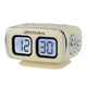 thumbnail image 2 of Pantalla grande LCD AM/FM Retro Reloj Radio USB Bluetooth Aux-in Dormitorio Cocina Contador Pequeño Huella (Crema), 2 of 2