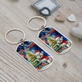 thumbnail image 4 of Merry Christmas and Happy New Year Santa Maltese Holiday Xmas Winter 2025 Stainless Steel Keychain Maltese Dog Lover Gifts Idea Collar Charm Tag Keyring - 00024, 4 of 5