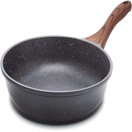 ACDANC Nonstick Frying Pan Skillet,Swiss Granite Coating Omelette Pan,Healthy Stone Cookware Chef'S Pan, Free (8/9.5/10/11/12.5 Inch) (8 Inch)