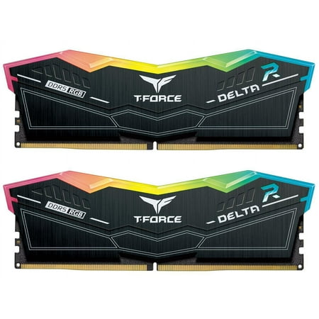 Team T-Force Delta RGB 48GB (2 x 24GB) 288-Pin PC RAM DDR5 8200 (PC5 65600) Desktop Memory Model FF3D548G8200HC38EDC01