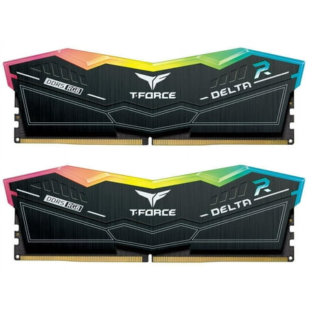 Team T-Force Delta RGB 32GB (2 x 16GB) DDR5 5200 (PC5 41600) Desktop Memory Model FF3D532G5200HC40CDC01