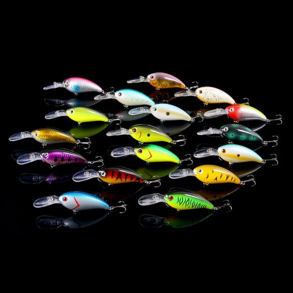 18PCS Lot Crankbaits 10cm/14g Minnow Fishing Lure Hooks Tackle Hard Bait