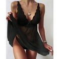 thumbnail image 1 of Lingerie Aguichant sous-Vêtements Femmes Bretelles Dentelle Transparent Robe Pyjama Lingerie L, 1 of 2
