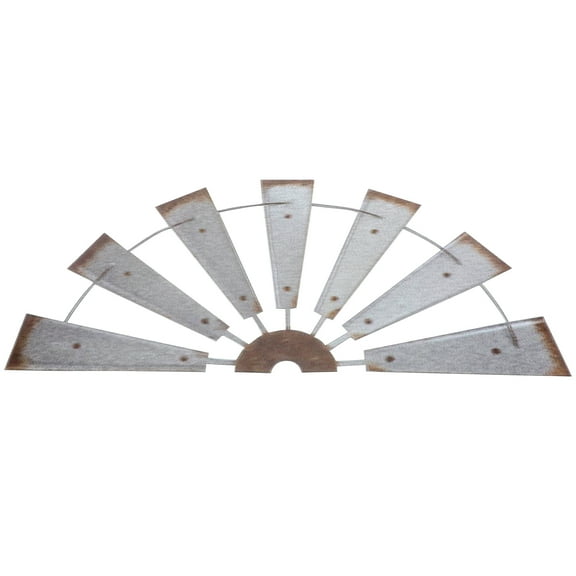 WHAMVOX Metal Windmill Wall Decor Assorted Color 1Pcs 14.93X7.47X0.04in