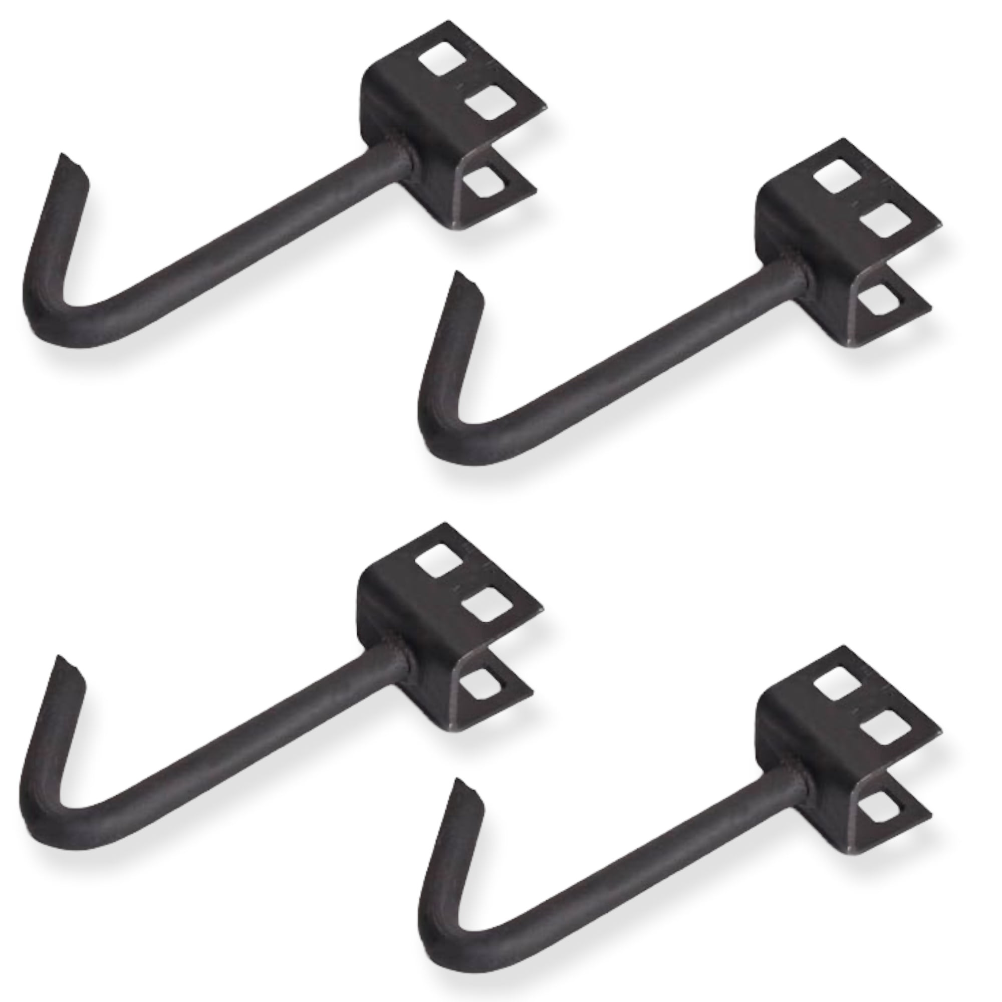 Mobile Home Part Set of 4 J-Hook Concrete Anchors; 8’ Tie Down Straps, & Bolts