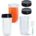 thumbnail image 1 of MB1001 Gobelets de Rechange 16OZ avec Couvercle à Rabat pour Extracteur de Jus Magic Bullet 250W Mélangeurs, 1 of 8