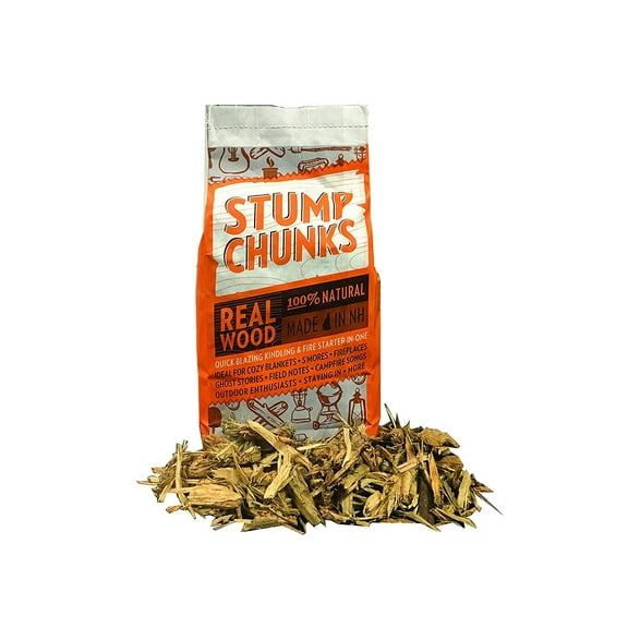 Stump Chunks Natural Wood Fire Starter - Medium - 0.3 cu ft Bag