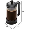 thumbnail image 4 of Cafetière à Piston - 3 Tasses - 0,35 L - Noir, 4 of 4