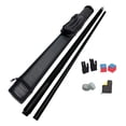 thumbnail image 1 of Colaxi 149cm Billiard Cue Pool Table Sticks Replacement 1/2 Segmented Portable with 10mm Tip Pool Cue Sticks for Home Break Room Bar black, 1 of 8