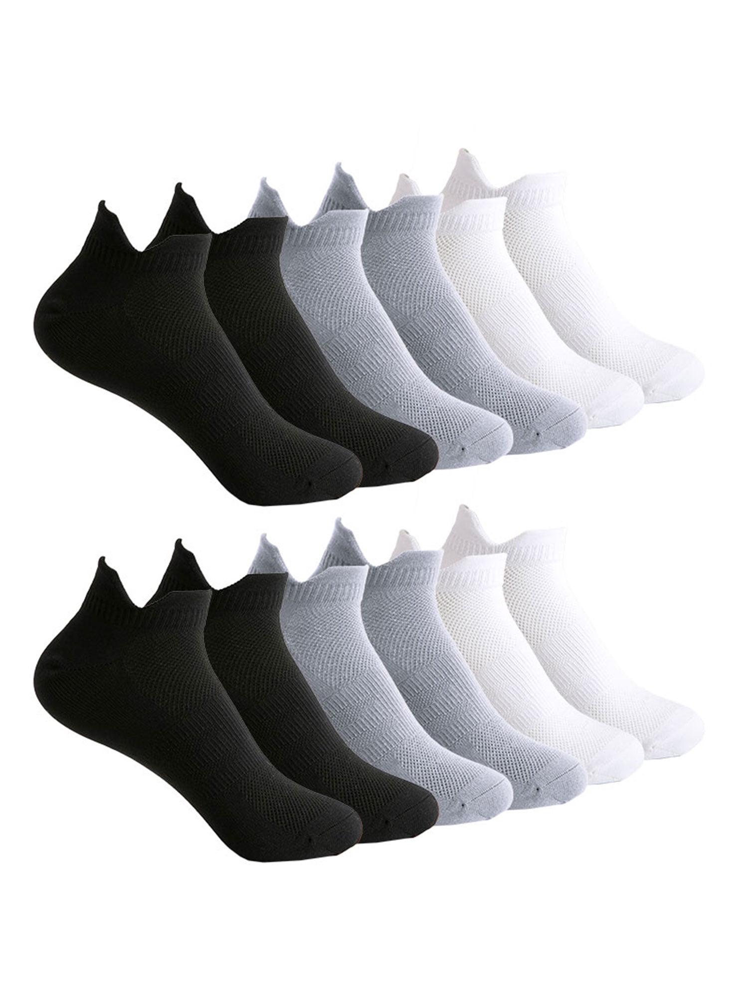 3 PAIRS MENS BLACK BREATHABLE QUALITY TRAINER LINER ANKLE SOCKS UK SIZE 6-11 