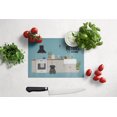 thumbnail image 3 of Carolines Treasures CK7710LCB Black Pug Kitchen Scene Glass Cutting Board - Large, 3 of 3