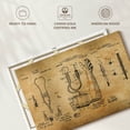thumbnail image 6 of Elephant Stock Doctor Compilation Patent Wall Art - Horizontal Canvas Wall Art - Living Room Wall Decor - Patent Canvas - Black And Yellow Decor - 24" x 16", 6 of 8