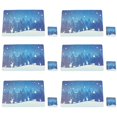 thumbnail image 1 of Coofit Christmas Placemats Cute Patterned 6PCS Washable Table Mats with 6PCS Coasters, 1 of 10