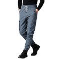 thumbnail image 2 of Men's Casual Cargo Joggers Pants Stretch Elastic Waist Drawstring Tapered Work Pants with Multi Pockets, 2 of 6