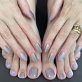 thumbnail image 1 of 6 Puntas francesas Presione sobre las uñas Uñas artificiales de almendra Uñas postizas acrílicas para los dedos de los pies, 1 of 5