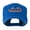 Royal, variant on Halloween Jack O Lantern Face Embroidered Cap - White OSFM