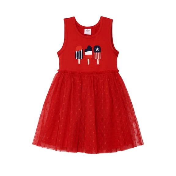 Way to Celebrate Toddler Girl Americana Tutu Dress, Sizes 12M-5T