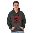 thumbnail image 5 of Funny Lazy Bones Skull Pun Humor Hoodie Sweatshirt Women Men Brisco Brands M, 5 of 5