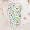 thumbnail image 2 of CAICJ98 Baby Pajamas Cotton Baby Sleepers for Newborn 3 6 9 12 Months Boys Girl Clothes Footed PJs Toddler Boy Sets (White,3-6 Months), 2 of 4