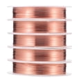 thumbnail image 1 of 5 Rouleaux de Fil de Cuivre pour Fabrication de Bijoux Faits à la Main Projets DIY, 1 of 9