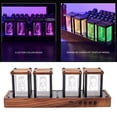 thumbnail image 3 of RGB Nixie Tubes Clock LED Desktop Clock - Electronic 5V Nixie Four tubes finished, 3 of 8