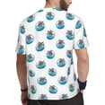 thumbnail image 2 of Wukai Turtle Print Men's Short-Sleeved Mesh T-Shirt,Quick-Dry Short Sleeve Workout T-Shirt-Medium, 2 of 8